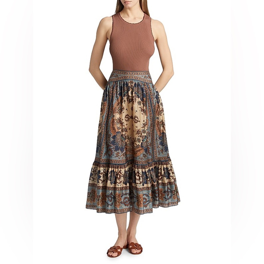 Zimmermann Ascension silk midi skirt - Picture 7 of 10